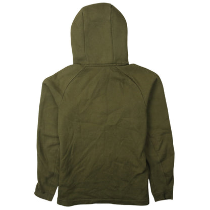 Nike Men's Green Pullover Hoodie Size S Regular Fit Fleece Sweatshirt