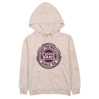 Mens UK Size XS VANS Grey Pullover Hoodie