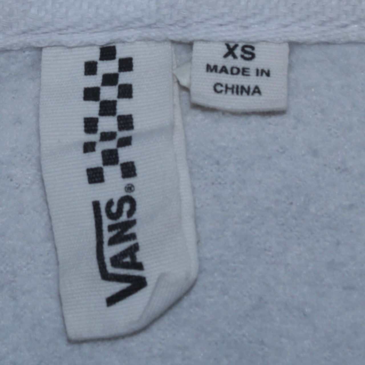 Mens UK Size XS VANS Grey Pullover Hoodie