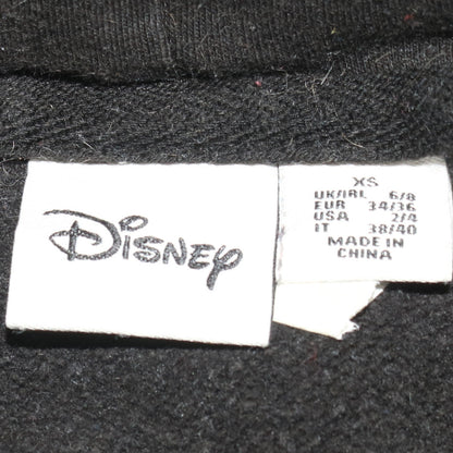 Womens UK Size XS Disney Black Pullover Hoodie