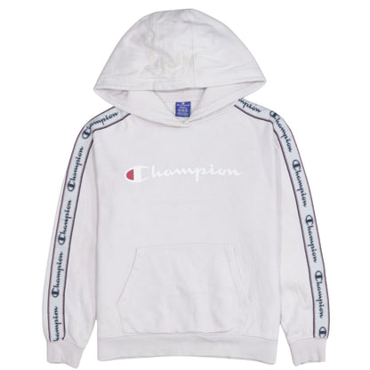 Womens UK Size S Champion White Pullover Hoodie