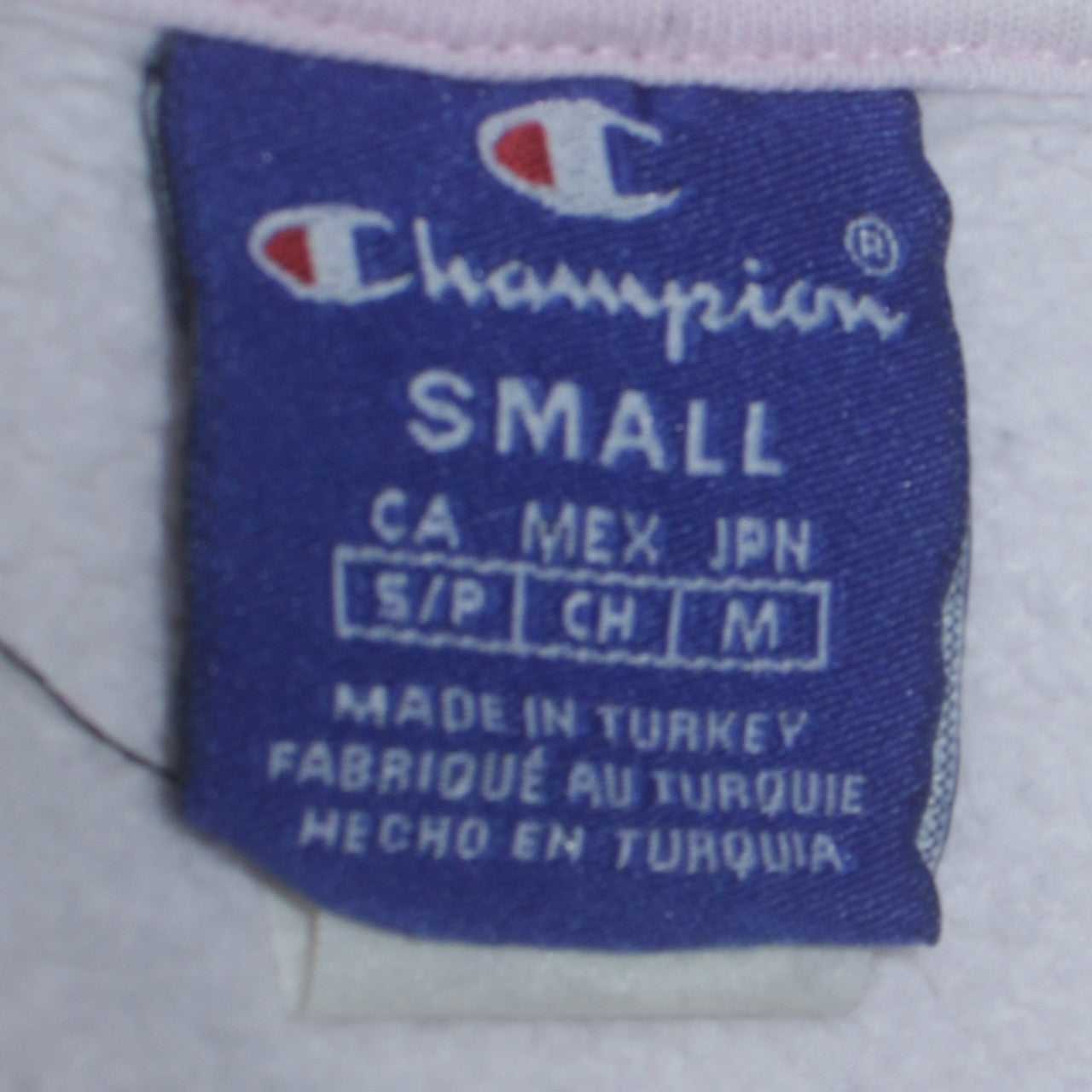Womens UK Size S Champion White Pullover Hoodie