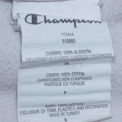 Womens UK Size S Champion White Pullover Hoodie
