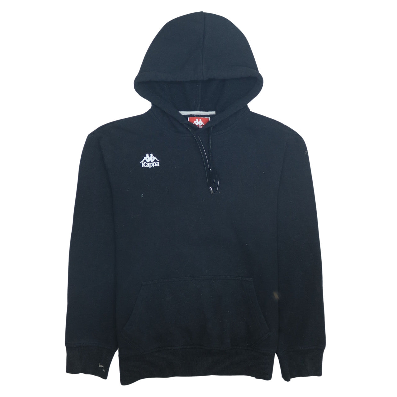 Mens UK Size S Kappa Black Pullover Hoodie