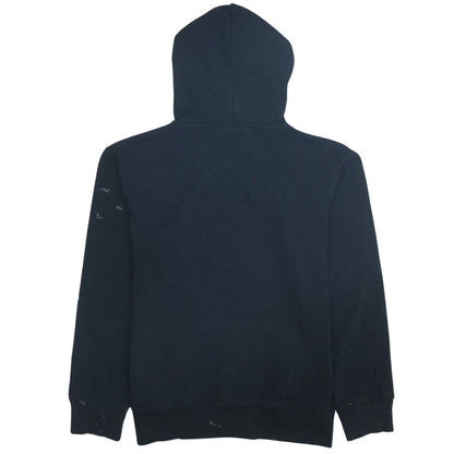 Mens UK Size S Kappa Black Pullover Hoodie