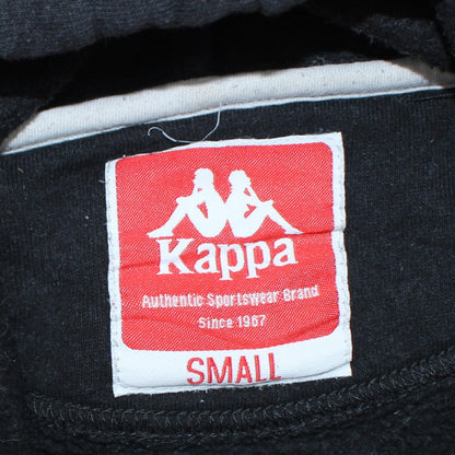 Mens UK Size S Kappa Black Pullover Hoodie
