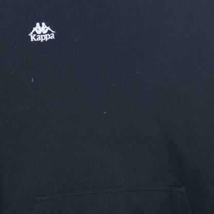 Mens UK Size S Kappa Black Pullover Hoodie