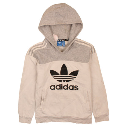 Boys UK Size 13-14 Years adidas Grey Pullover Hoodie