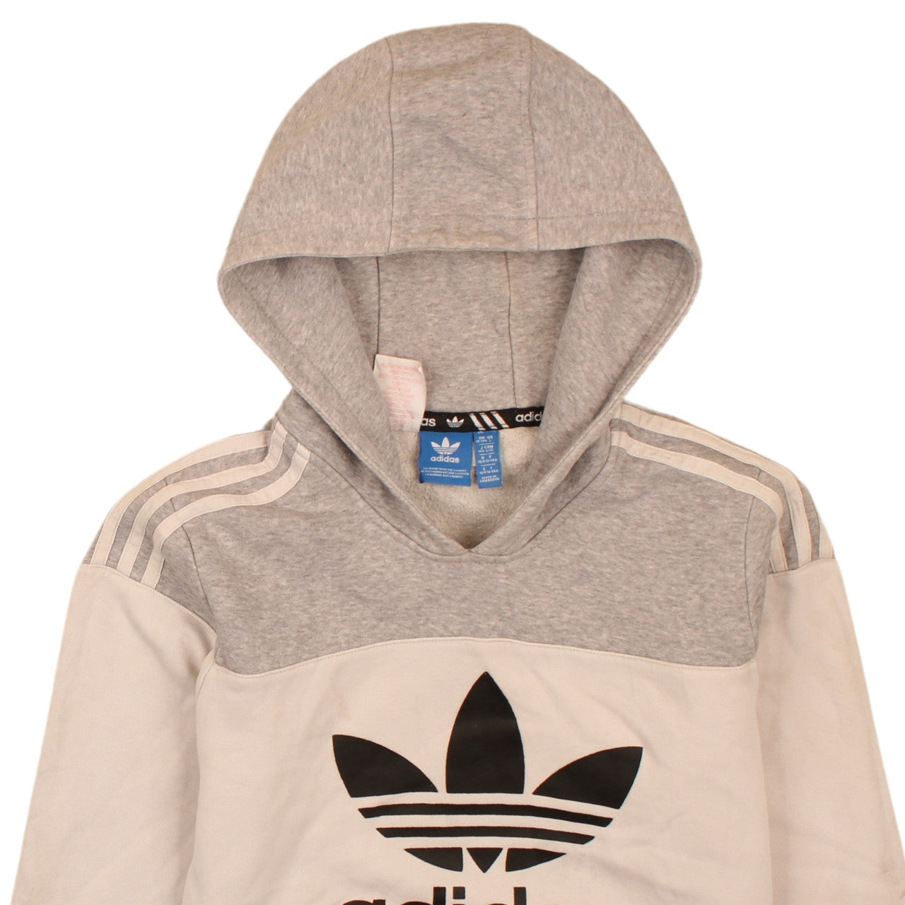 Boys UK Size 13-14 Years adidas Grey Pullover Hoodie