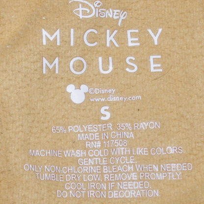 Womens UK Size S Disney Yellow Pullover Hoodie