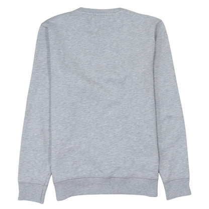 Tommy Jeans Men's Grey Regular Fit Cotton Crew Neck Sweatshirt Size S
