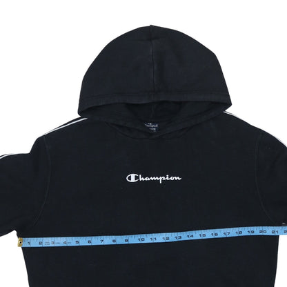 Mens UK Size M Champion Black Pullover Hoodie