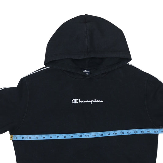 Mens UK Size M Champion Black Pullover Hoodie