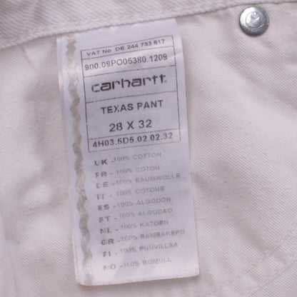 Mens UK Size 28 Carhartt Regular Fit Straight Jeans