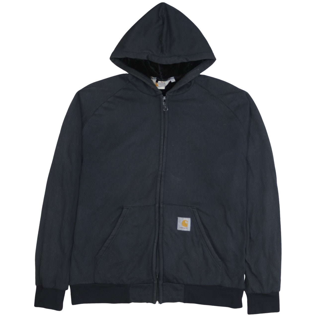 Carhartt Men's Black Full Zip Hooded Thermal Lined Hoodie XL