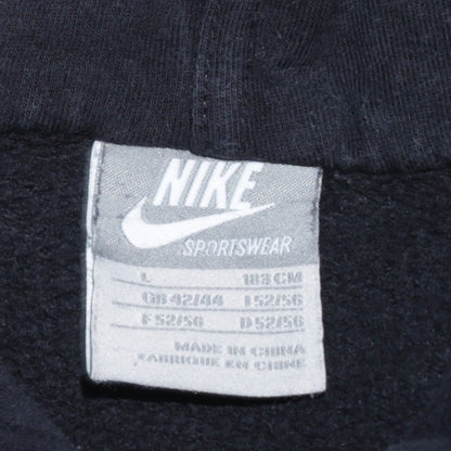 Nike Mens Black Pullover Hoodie L Sportswear Fleece Sweatshirt