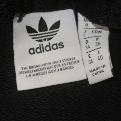 Womens UK Size 8 adidas Black Pullover Hoodie