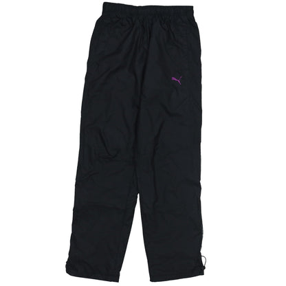 Puma Men's Black Windbreaker Sports Trousers Size S