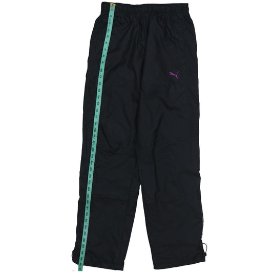 Puma Men's Black Windbreaker Sports Trousers Size S