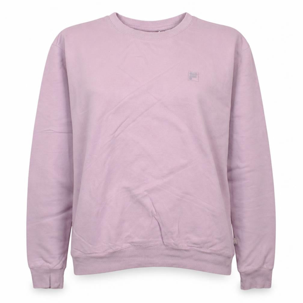 Womens UK Size M FILA Pink Pullover Sweatshirt