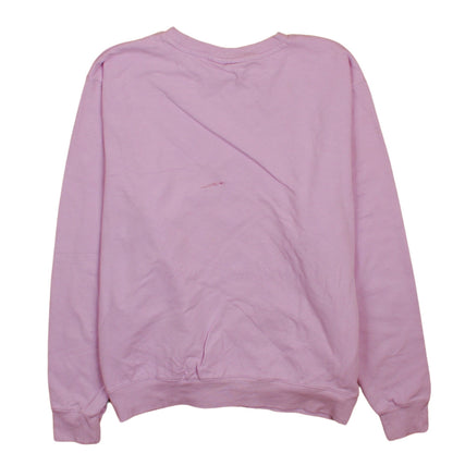 Womens UK Size M FILA Pink Pullover Sweatshirt