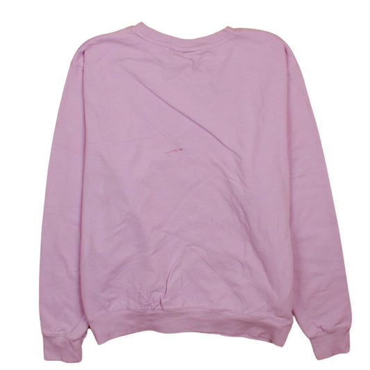 Womens UK Size M FILA Pink Pullover Sweatshirt