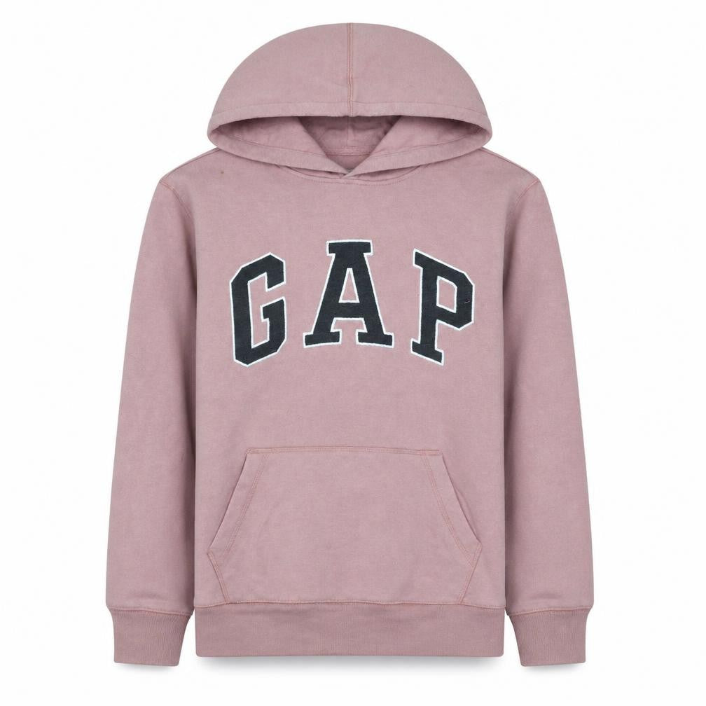 Gap Girls Pink Logo Pullover Hoodie 2XL Fleece Casual Sweatshirt