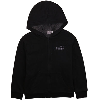 Boys UK Size 14 Years PUMA Black Full Zip Hoodie