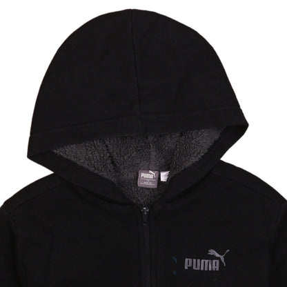 Boys UK Size 14 Years PUMA Black Full Zip Hoodie