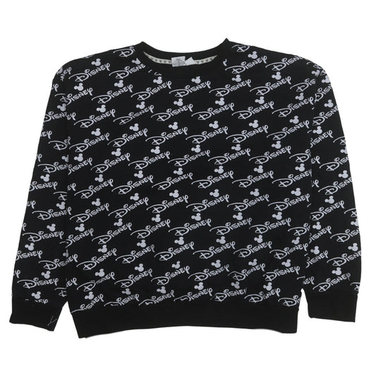 Womens UK Size M Disney Black Pullover Sweatshirt