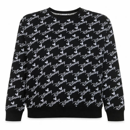 Womens UK Size M Disney Black Pullover Sweatshirt
