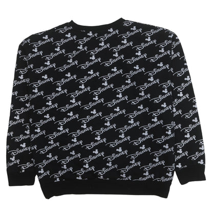 Womens UK Size M Disney Black Pullover Sweatshirt