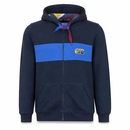 Mens UK Size L Canterbury Blue Full Zip Hoodie