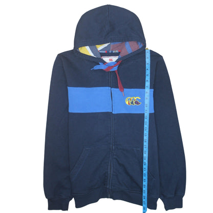 Mens UK Size L Canterbury Blue Full Zip Hoodie