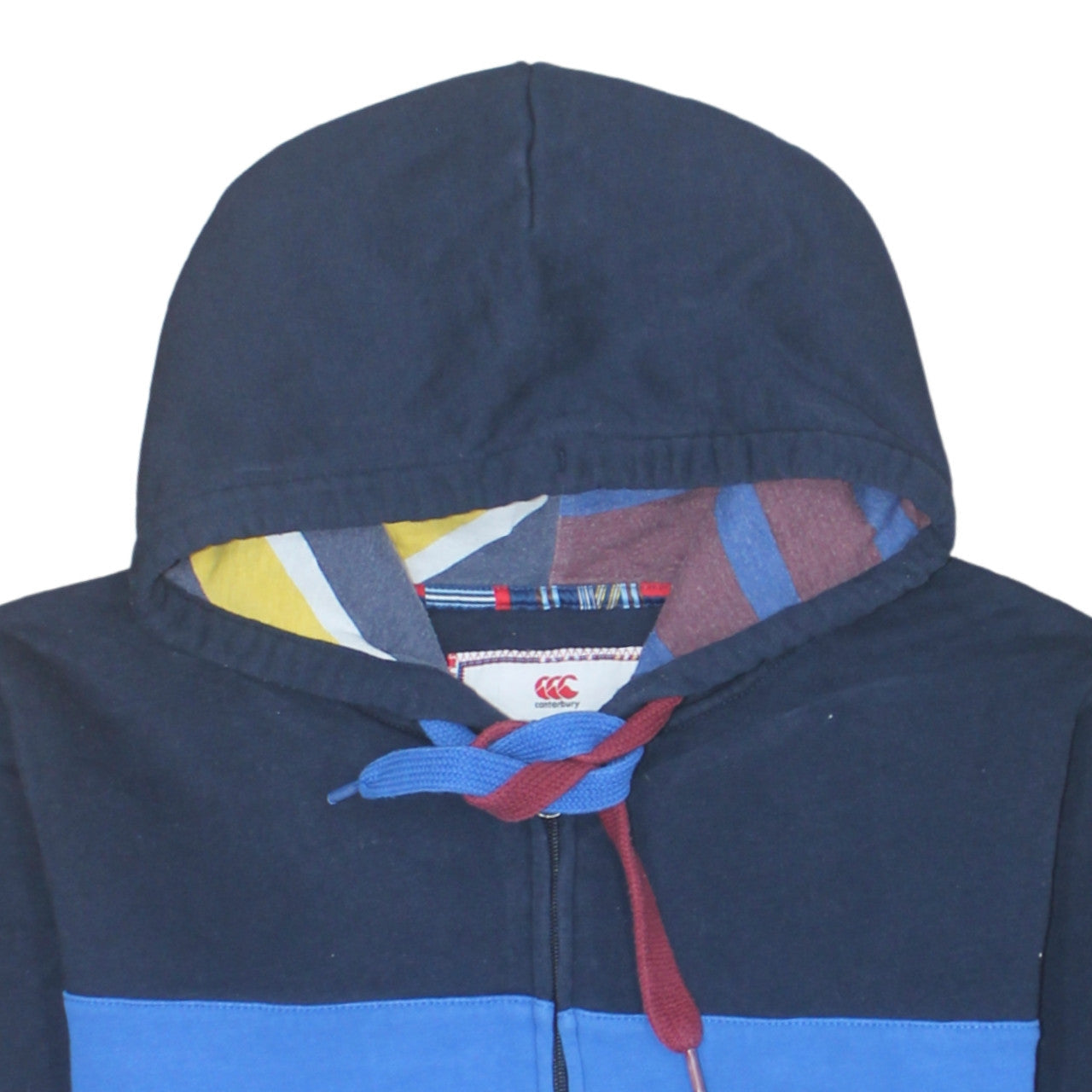Mens UK Size L Canterbury Blue Full Zip Hoodie
