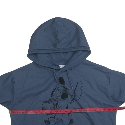 Womens UK Size M Disney Blue Pullover Hoodie