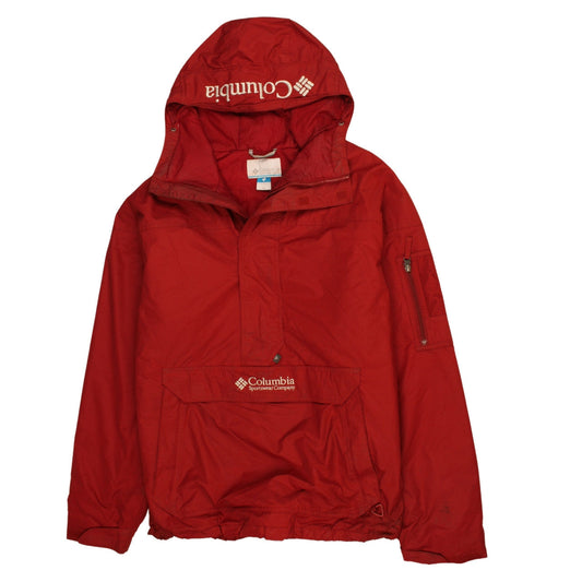 Mens UK Size XL Columbia Red Anorak Coat