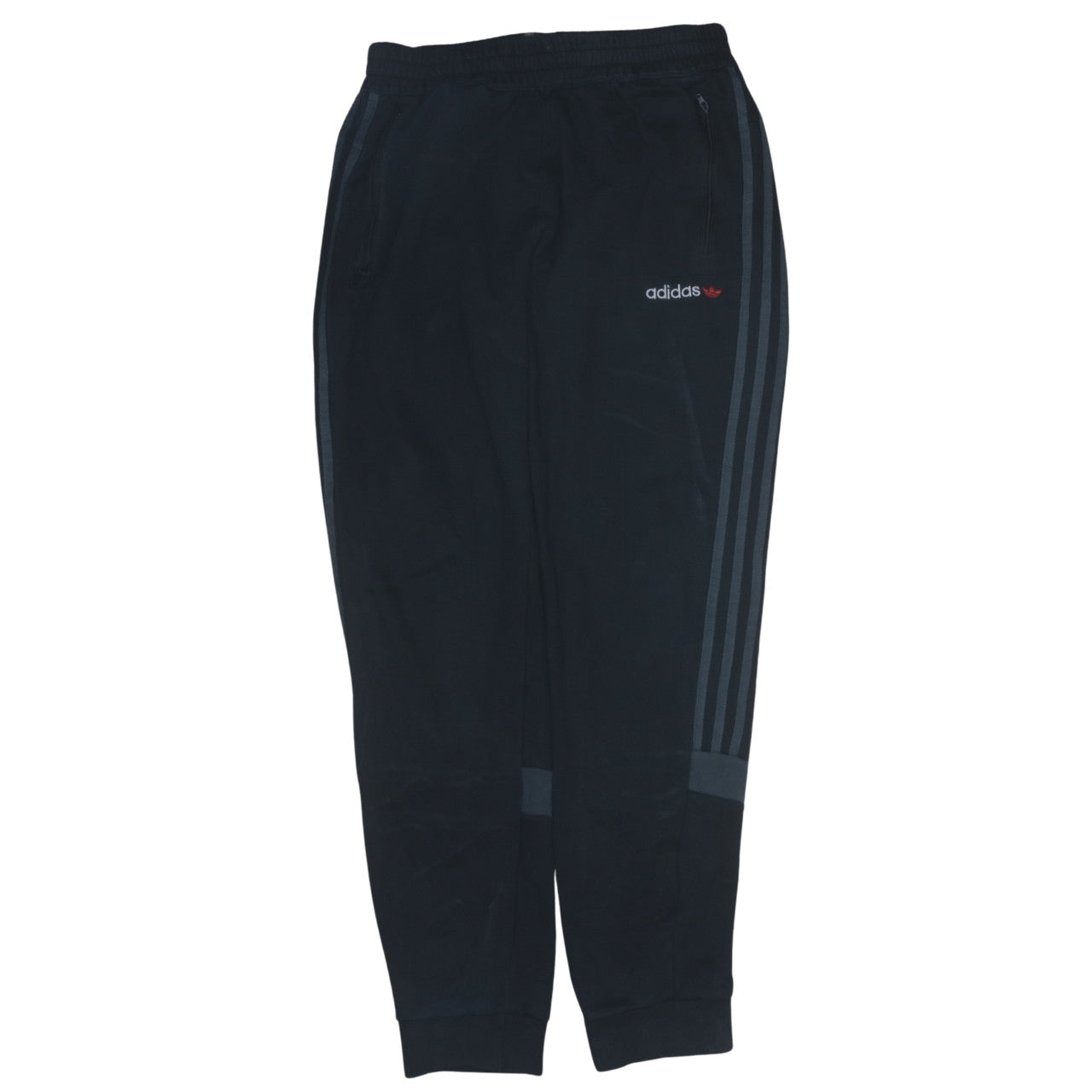 Mens UK Size M adidas Regular Fit Jogger Black Trousers