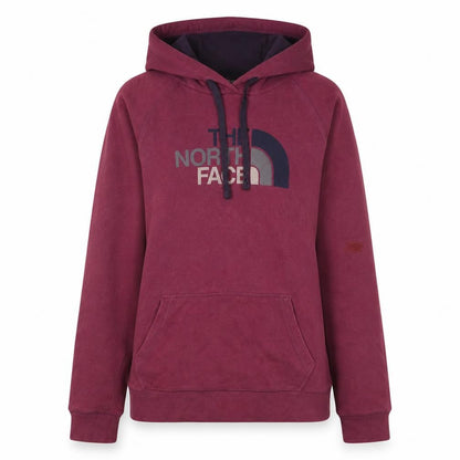 Womens UK Size M The North Face Purple Pullover Hoodie