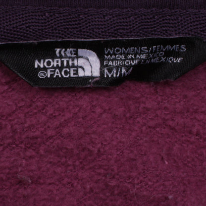 Womens UK Size M The North Face Purple Pullover Hoodie