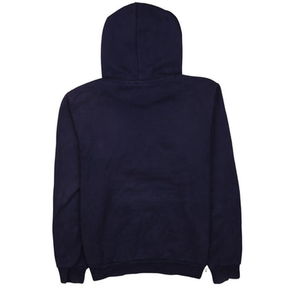 Puma Men's Blue Pullover Hoodie Small Logo Fleece Sweatshirt