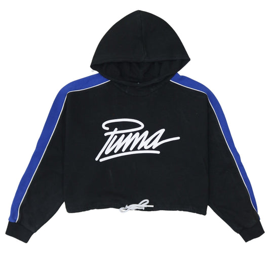Womens UK Size 14 PUMA Black Pullover Hoodie