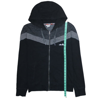 Ellesse Men's Black Full Zip Hoodie M Regular Fit Sports Style