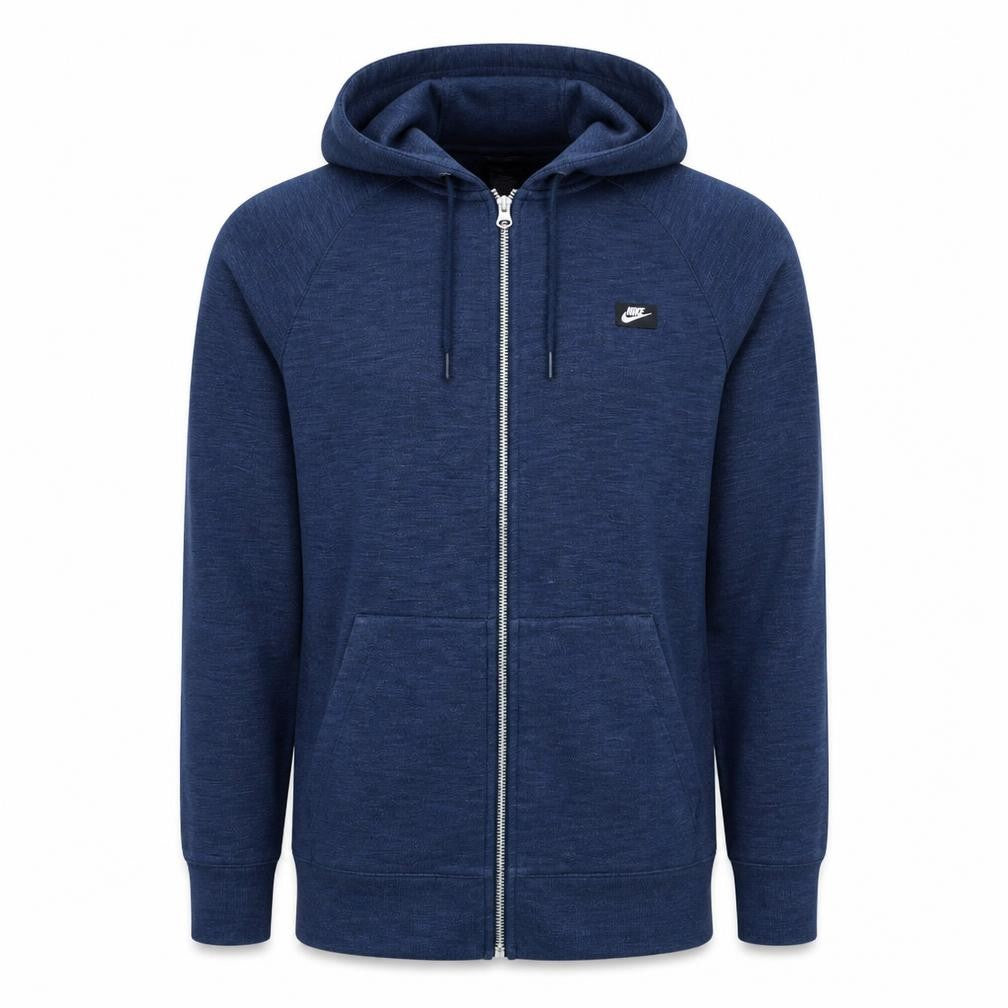 Mens UK Size S Nike Blue Full Zip Hoodie