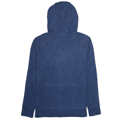 Mens UK Size S Nike Blue Full Zip Hoodie