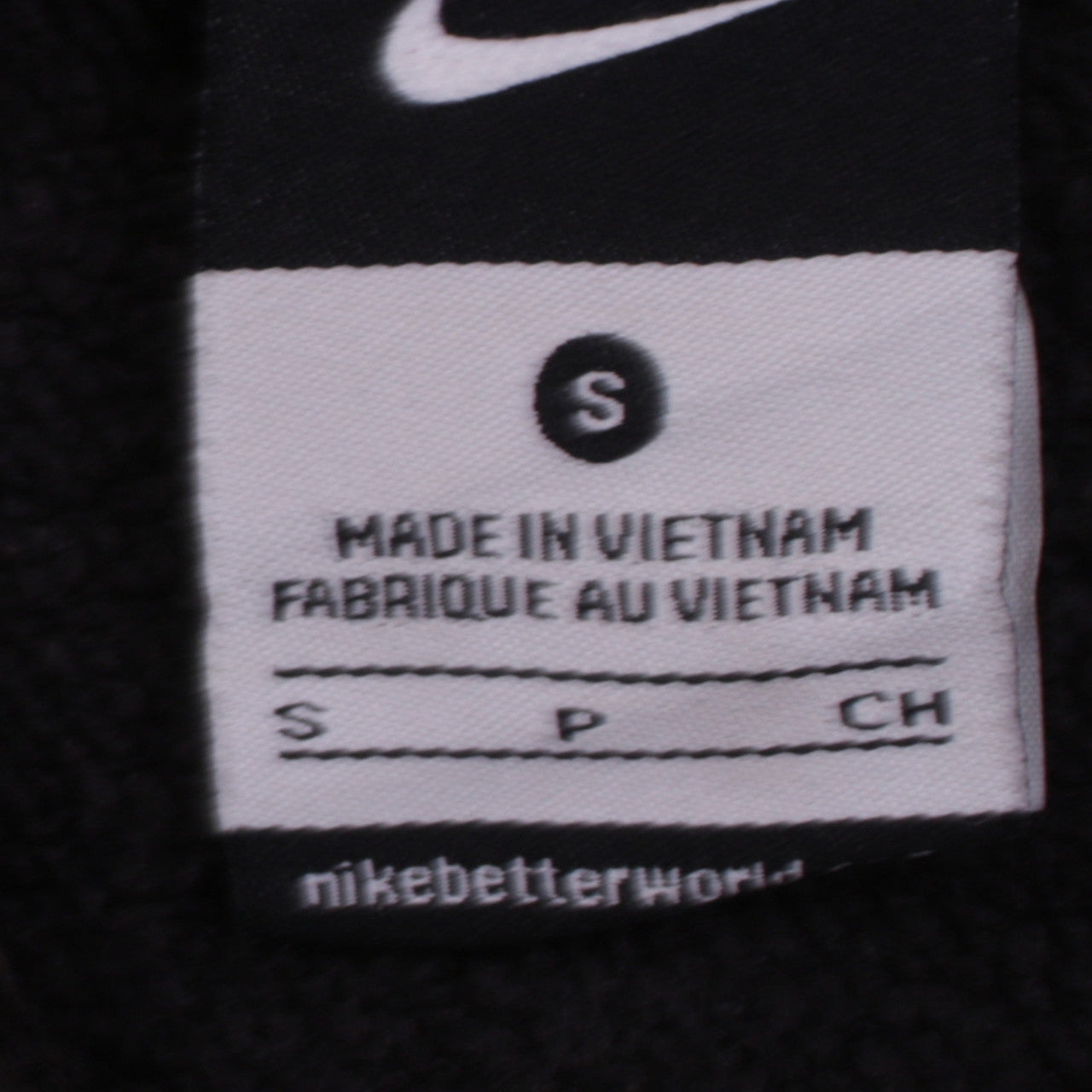 Mens UK Size S Nike Black Pullover Hoodie