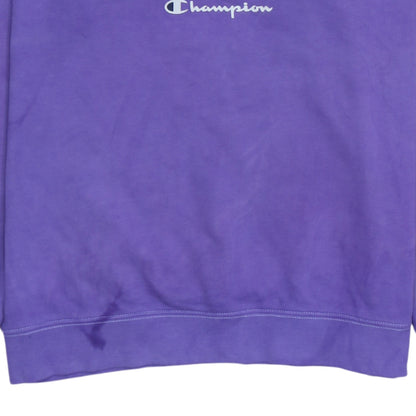 Womens UK Size M Champion Purple Pullover Sweatshirt