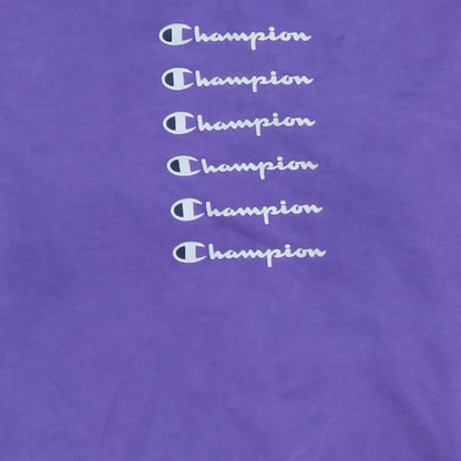 Womens UK Size M Champion Purple Pullover Sweatshirt