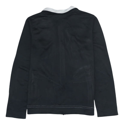 Nike Boys Black Full Zip Sports Sweatshirt XL Colourblock Logo