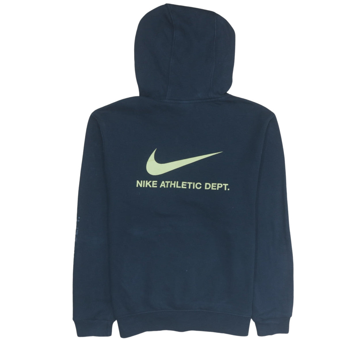 Nike Men's Black Small Pullover Hoodie with Logo Print